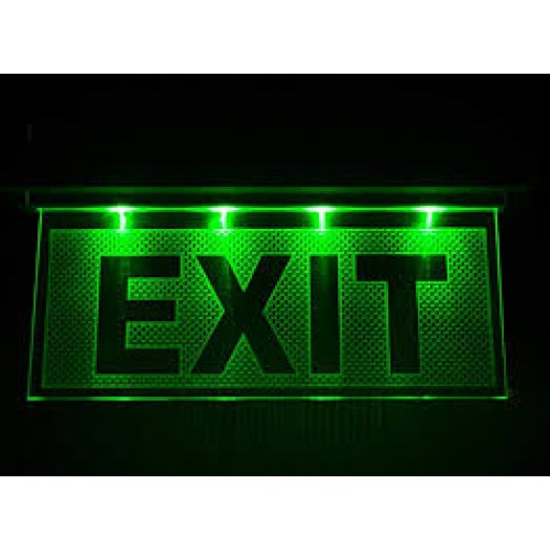  đèn exit được sử dụng phổ biến tại vĩnh phúc .